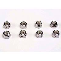 TRAXXAS Wheel nuts, 5mm nylon locking (8)38-4147