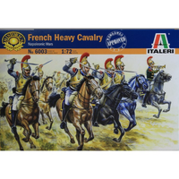 Italeri Plastic Model Kit French Heavy Cavalry (Nap. Wars) 1:72 - 51-6003S