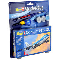 Revell Plastic Model Kit Boeing 747-200 1:450 - 95-63999