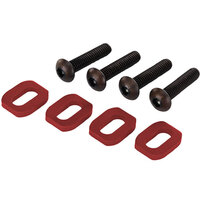 TRAXXAS WASHERS, MOTOR MOUNT, ALUM (RED-ANODIZED) (4)/ 4 X 18MM BCS (4) - 38-7759R