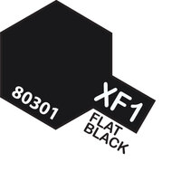 TAMIYA XF-1 FLAT BLACK - Enamel Paint Pot