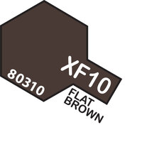 TAMIYA XF-10 FLAT BROWN- Enamel Paint Pot