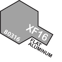 TAMIYA XF-16 FLAT ALUMINUM- Enamel Paint Pot