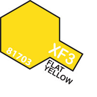 TAMIYA ACRYLIC PAINT -  MINI XF-3 FLAT YELLOW