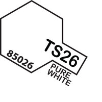 TAMIYA SPRAY PAINT CAN-  TS-26 PURE WHITE