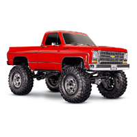 TRAXXAS TRX-4 SCALE & TRAIL CRAWLER WITH 1979 CHEVROLET K20 TRUCK-RED