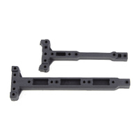 RC10B74 FT Chassis Braces, carbon fiber