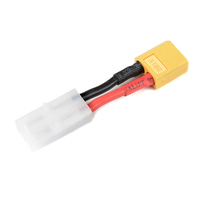 G-Force 1301-050 Power Adapter Lead - Tamiya Plug <=> XT-60 Plug - 14AWG Silicone Wire (1) - GF-1301-050