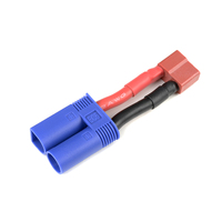 G-Force 1301-091 Power Adapter Lead - Deans Plug <=> EC-5 Plug - 12AWG Silicone Wire (1) - GF-1301-091