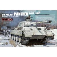 Meng 1/35 German Medium Tank Sd.Kfz.171 Panther Ausf.A Early Plastic Model Kit