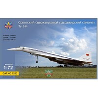 ModelSvit 1/72 Tupolev Tu-144 supersonic airliner Plastic Model Kit