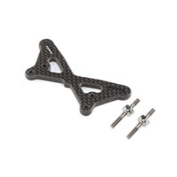 TLR Carbon Front Tower w/Ti Standoffs, 22 5.0 - TLR334054